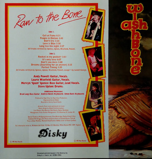 Wishbone Ash : Raw To The Bone (LP, Album)