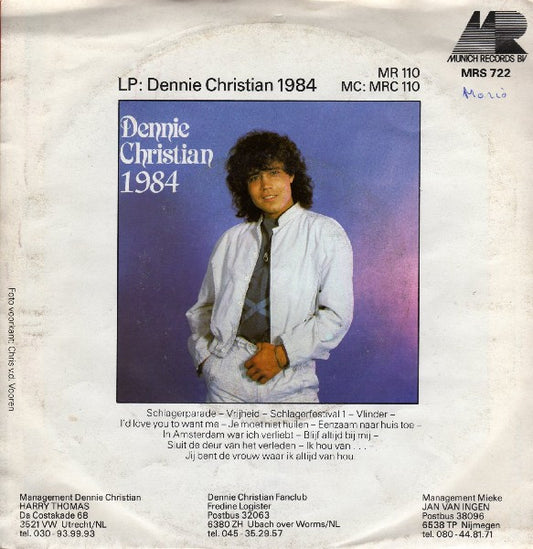 Dennie Christian & Mieke : Zaterdagavond (7", Single)