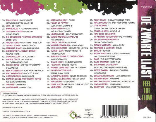 Various : De Zwarte Lijst - Volume 2 (3xCD, Comp)