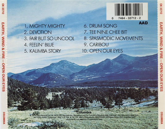 Earth, Wind & Fire : Open Our Eyes (CD, Album, RE)
