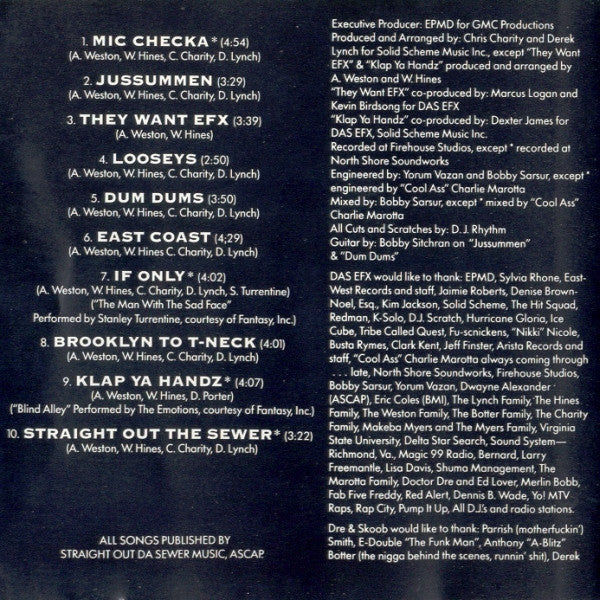 Das EFX : Dead Serious (CD, Album)