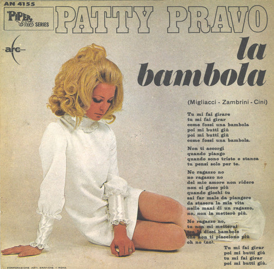Patty Pravo : La Bambola / Se C'È L'Amore (7", Single, Mono)