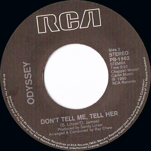 Odyssey (2) : Use It Up And Wear It Out (7", Single)