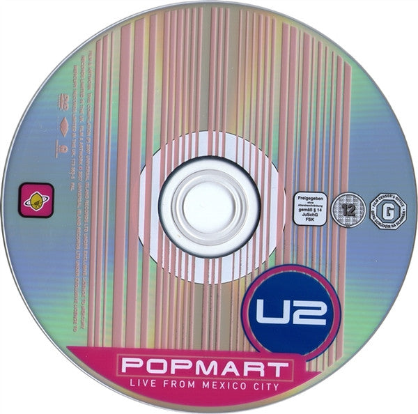 U2 : Popmart Live From Mexico City (DVD-V, Multichannel, PAL + DVD-V, PAL + Box, Ltd)