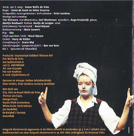 Sanne Wallis de Vries : Zin (2xCD)