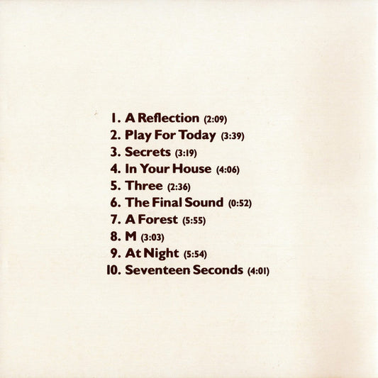 The Cure : Seventeen Seconds (CD, Album, RE, SRC)