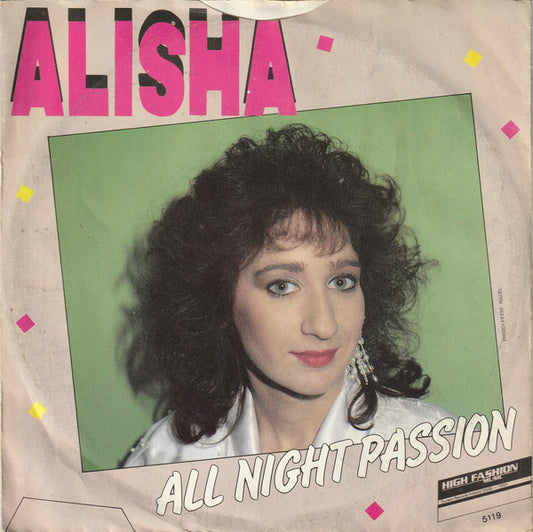 Alisha : All Night Passion (7", Single)