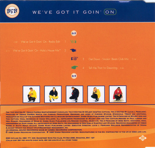 Backstreet Boys : We've Got It Goin' On (CD, Single, RE, CD1)