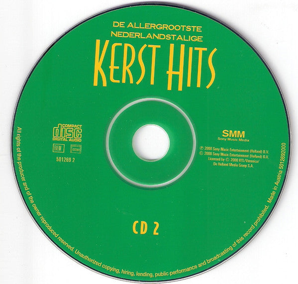 Various : De Allergrootste Nederlandstalige Kerst Hits (2xCD, Comp)