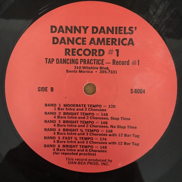 Danny Daniels (6) : Dance America - Tap Dancing Practice Record No.1 (LP)