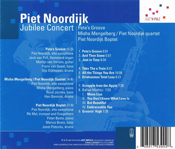 Piet Noordijk : Jubilee Concert (CD)