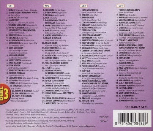 Various : De Nederlandstalige Top 100 - Deel 3 (4xCD, Comp, RP)
