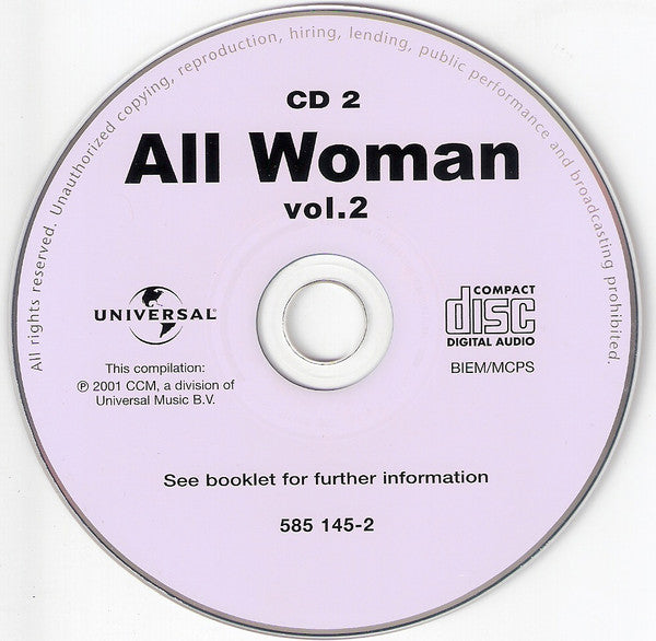 Various : All Woman - Vol. 2 (2xCD, Comp)