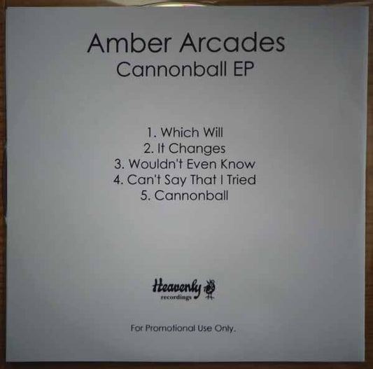 Amber Arcades : Cannonball EP (CDr, EP, Promo)