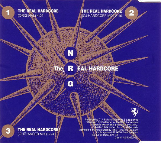 N.R.G. : The Real Hardcore (CD, Maxi)