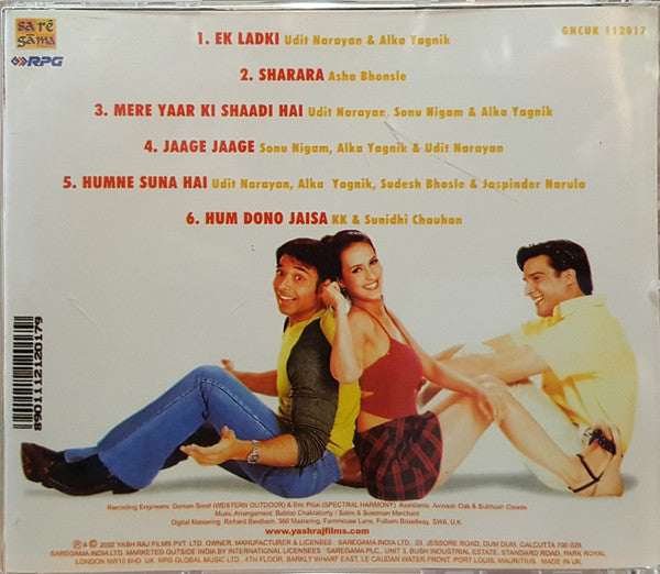 Jeet-Pritam, Javed Akhtar : Mere Yaar Ki Shaadi Hai (CD)