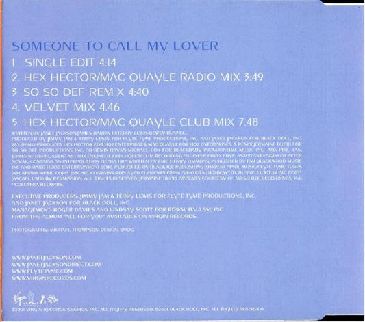Janet Jackson : Someone To Call My Lover (CD, Maxi)