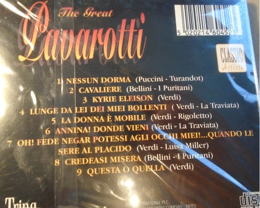 Luciano Pavarotti : The Great Pavarotti (CD, Comp)