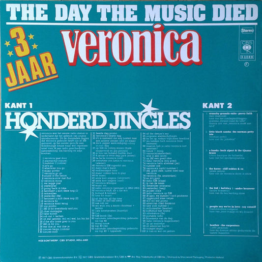 Various : The Day The Music Died - 3 Jaar Veronica (LP, Comp, Mixed, RE)