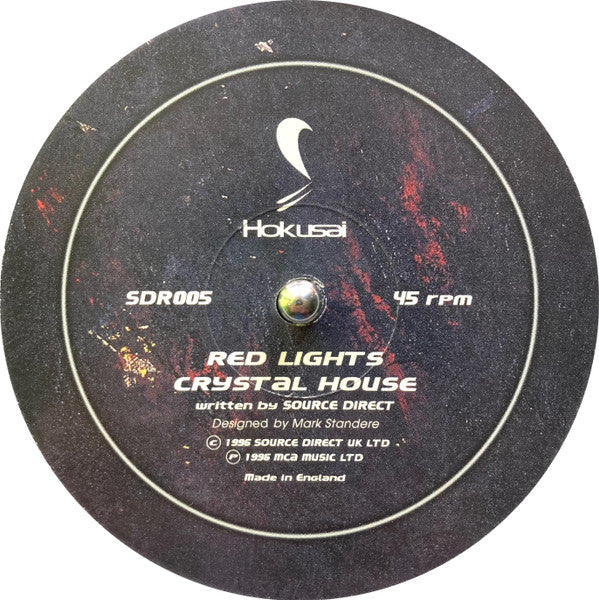 Hokusai : Red Lights / Crystal House (12", Pri)