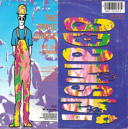 Adamski : The Space Jungle (7", Single, Sol)