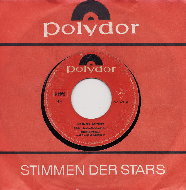 Tony Sheridan And The Beat Brothers : Skinny Minny / Sweet Georgia Brown (7", Single, Mono)