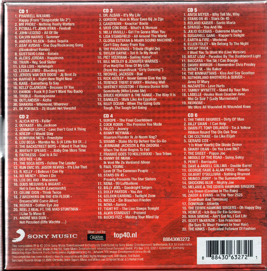 Various : 50 Jaar Top 40 #1-Hits (6xCD, Comp)