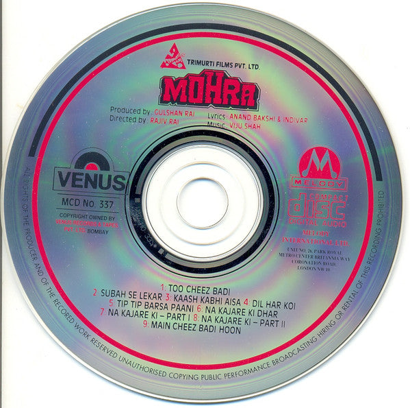 Viju Shah : Mohra (CD)