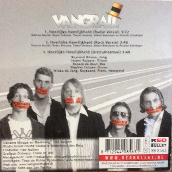 Vangrail : Heerlijke Heerlijkheid (CD, Single)
