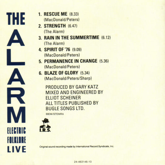 The Alarm : Electric Folklore Live (CD, Album)