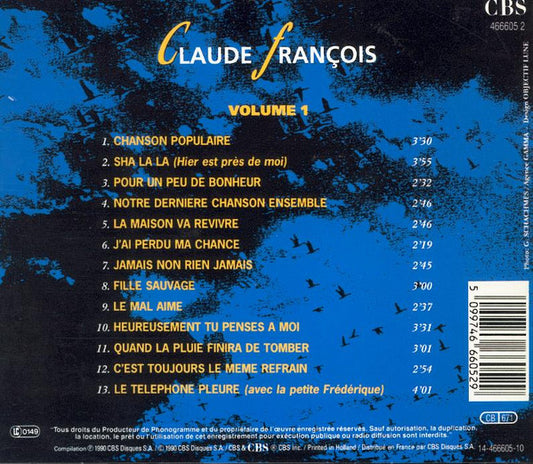 Claude François : For Ever... - Volume 1 (CD, Comp)