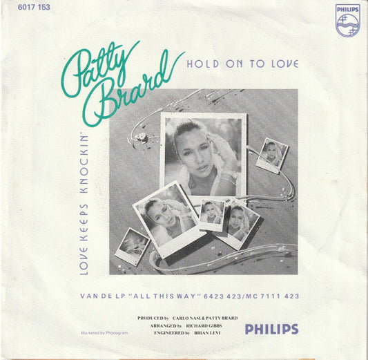 Patty Brard : Hold On To Love (7", Single)