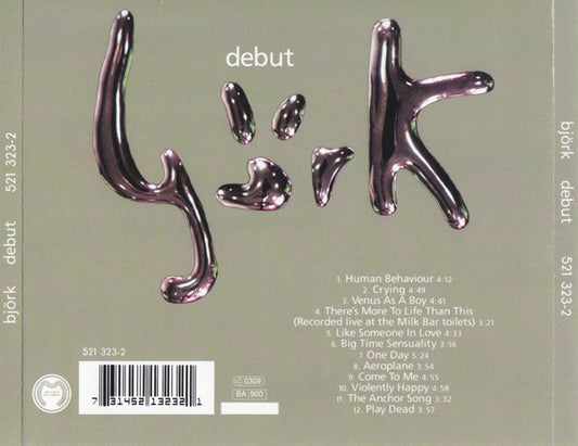 Björk : Debut (CD, Album, RE, PMD)