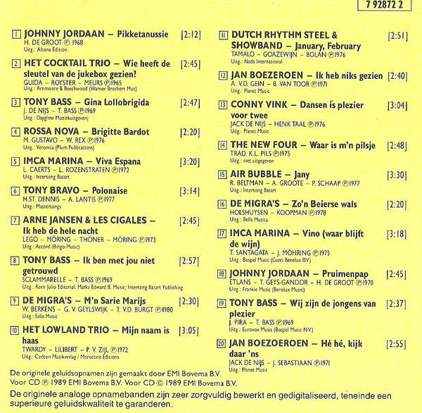 Various : 20 Gouden Feestliedjes (CD, Comp)