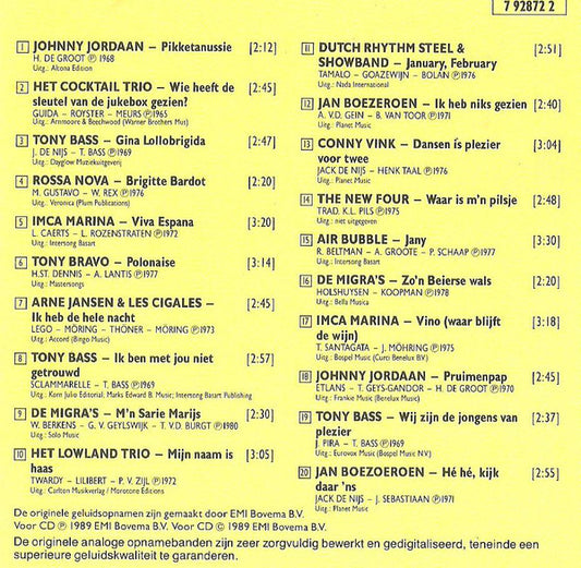 Various : 20 Gouden Feestliedjes (CD, Comp)