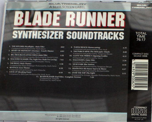 Various : Blade Runner - Synthesizer Soundtracks (CD, Comp)
