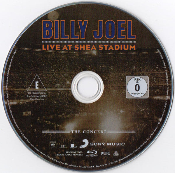 Billy Joel : Live At Shea Stadium (The Concert) (Blu-ray, Dol)