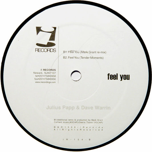 Julius Papp & Dave Warrin : Feel You (12")