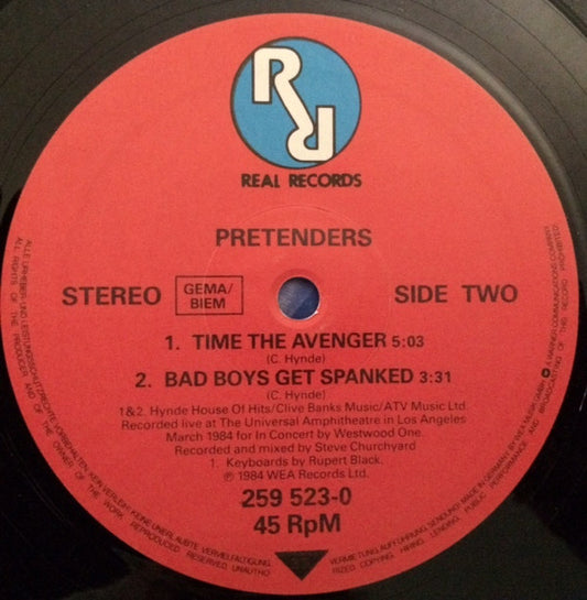 The Pretenders : Thin Line Between Love And Hate (12")