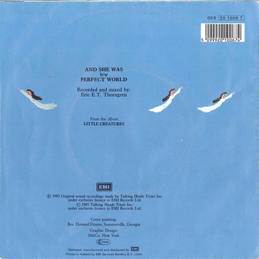Talking Heads : And She Was (7", Single)