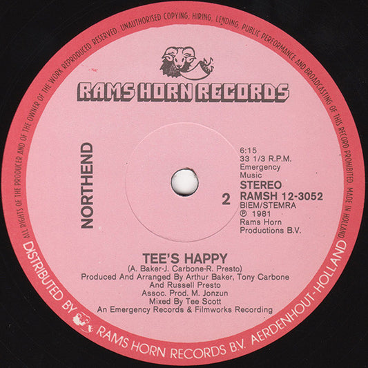 North End Featuring Michelle Wallace : Happy Days (12", Single)