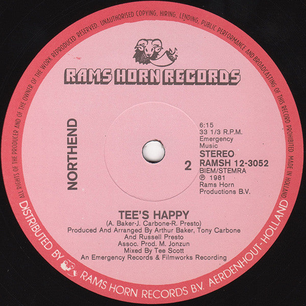 North End Featuring Michelle Wallace : Happy Days (12", Single)