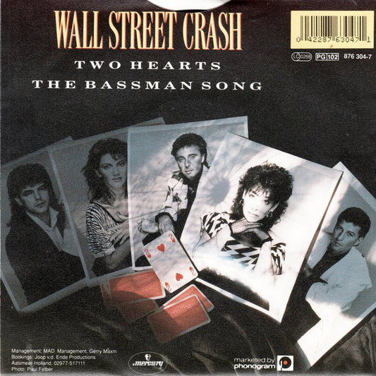Wall Street Crash : Two Hearts (7", Single)