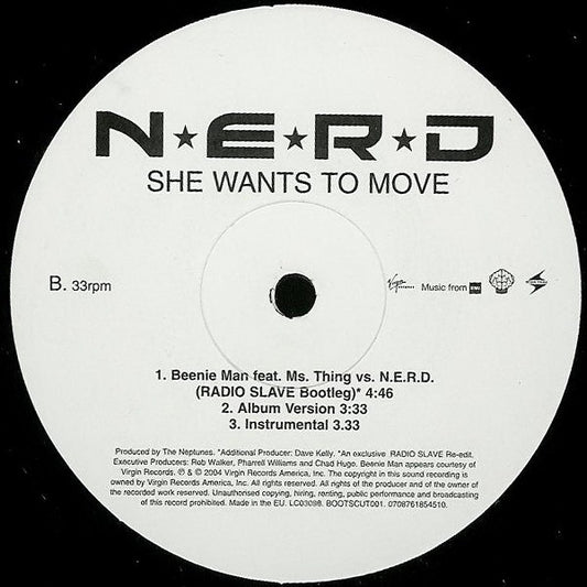 N*E*R*D : She Wants To Move (12", Promo)
