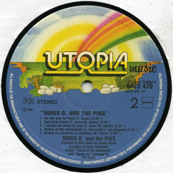 Doris D And The Pins : Doris D And The Pins (LP, Album)