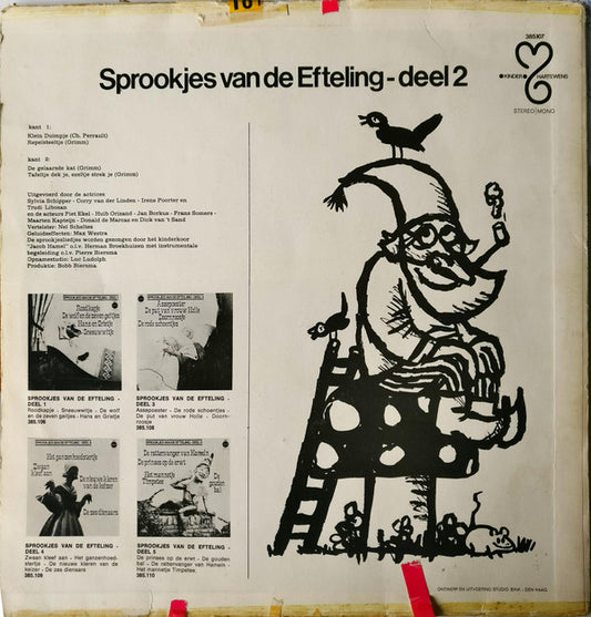Various : Sprookjes van de Efteling - Deel 2 (LP, Mono)