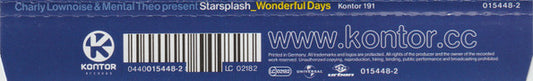 Charly Lownoise & Mental Theo Present Starsplash : Wonderful Days (CD, Maxi)