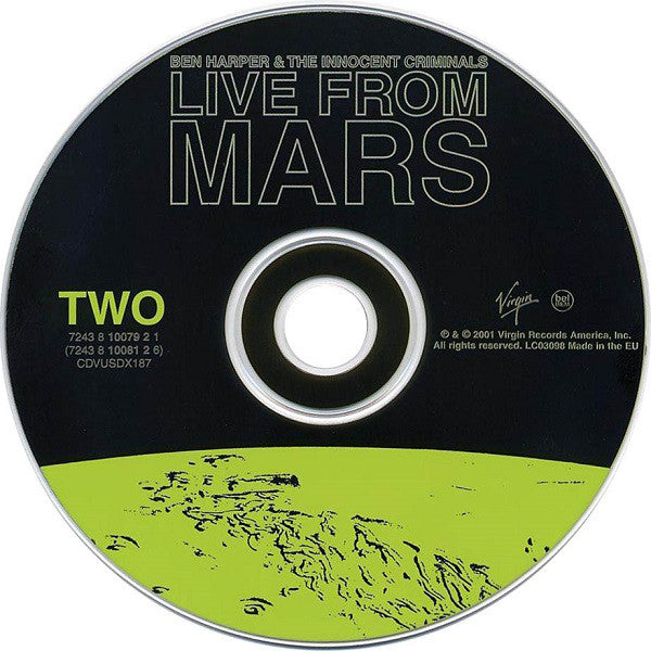 Ben Harper & The Innocent Criminals : Live From Mars (2xCD, Album, Dig)