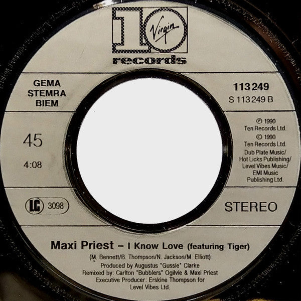 Maxi Priest : Close To You (7", Single, Inj)