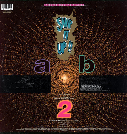 Various : Snap It Up!! Vol.2 (LP, Comp, Mixed)